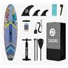 COIL Tavola gonfiabile SUP - Kit completo di tavola da stand up paddle - Kit completo - tasca impermeabile - stabile - leggera, con pagaia - con pompa, accessori (viola, 335 x 84 x 15 cm)