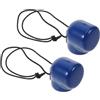 DEARMAMY 2 Pezzi Tappo Antipolvere per Valvola Serbatoio Subacqueo in PVC Ultraleggero Blu per Bombole da Immersione e Snorkeling