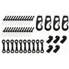 Baoblaze Fissaggi Kayak Assortimento Accessori Barca Ganci J Rivetti Rondelle Fibbie C Elastici in Plastica per Organizzare Cime E Disposizione Del Ponte
