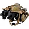 cuguoe Kit casco tattico Occhiali Auricolare Bluetooth Luce e prop