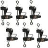SDVXUOLM 6/2/1PC Downrigger Tension Fishing Trolling Clips Clip di rilascio Accessori per kayak
