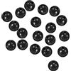 PATIKIL 8mm Pesca Perline, 200 Pezzi Plastica Pesca Esca Uova Attrezzatura Perlina Attrezzatura Strumento Rotondo, Nero