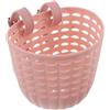 SUPVOX Cestino Anteriore per Bici in Plastica Rosa, Design Leggero capacità Aumentata e Montaggio Preciso, per Sentieri Ciclabili e Parchi Giochi