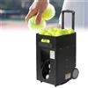 Generic Macchina automatica portatile per palline da tennis, capacità di 50 palline con trapani pre-programmati e personalizzati per allenamento completo