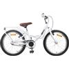 TEKGHUT Bicicletta da 20 pollici, in acciaio lilla