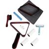 Abaodam 25 Pezzi Kit Pulizia Tavolo da Biliardo e Spazzola per Sponde, Legno e Plastica, Portatile, Pulizia Profonda delle Fessure, per Tavoli da Biliardo e Sponde, per Club e Bar