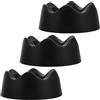 Healvian Supporto Pezzi e Palloni Plastica da Pallavolo per Calcio in Nera 3 | Base Stabile, Portatile e Salvaspazio, Uso in Centro Sportivo o Deposito Interno, Design Elegante