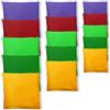 Keboyoe 15 Pezzis Sacchetti di Cornhole Bean Bag Set (5x5, 7x7, 10x10 cm)