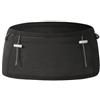 Baoblaze Running Sportivo Cintura da Corsa Borsello Tecnico Borsa a Vita con Portaborraccia Tessuto Leggero E Aderenza Stabile Adatto per Corsa Jogging Trail Ciclismo Allenamento, Array, Nero, XL