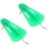 GETAJGHSD 2 Pezzi Tavole da Tuffo in Plastica per Pesca Alta Durezza e Azione Realistica Accessori Subacquei per Pesca in Mare Profondo