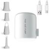 MVIOCS - Mini pompa d'aria portatile da 4 kPa + luce da campeggio con batteria da 2200 mAh ricaricabile tramite USB per gonfiare sgonfiare, per materassini, galleggianti, letto ad aria, materasso ad