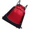 Generisch Borsa per computer portatile, zaino con coulisse, zaino sportivo, rosso