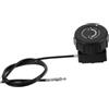 Hemobllo Manopola di Resistenza per Fitness Bike, Pomello Freno, Cavo da 117,5 cm, Nero, Controllo Stabile della Resistenza, per Indoor Cycling