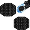 lasuroa Set di 6 cuscinetti per snowboard e snowboard, per una presa extra