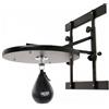 MotiveTech Supporto Pera Veloce Pera Veloce Piattaforma Parete Struttura Telaio Acciaio Altezza Regolabile Tavola Legno Spessa Installazione Stabile Adatto per, Nero, 3.8cm Tavola di Legno