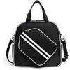 Ronyme Borsa Pickleball Borsa Sportiva Borsa Palestra Borsa Duffel Borsa Tracolla con Spallaccio Staccabile E Regolabile Esterno Idrorepellente Capiente, Array, Nero