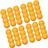 OKUMEYR 60 Palline Pingpong da Allenamento, Palline Tennis Tavolo Elastiche in Plastica ABS con Foro, Gialle, per Macchina Allenamento Pong, 27 mm, Confezione da 60 Pezzi