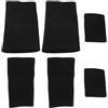 VILLCASE Set Protezioni Sportive per 6 Pezzi Ginocchiere, Gomitiere Polsini