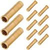 SOESFOUFU 12 Pezzi Inserto per Frecce Connettore Punta Freccia in Ottone 6,2mm, per Aste e Shaft, Tiro L'Arco all'Aperto e Allenamento