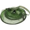 HANABASS Cesto Pieghevole per Pesci in Nylon Verde, Rete a Tre Strati | Portatile e Facile da Usare, Maglia Fine e Struttura Collassabile, per Pesca in Mare e Uscite