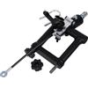 HOLIDYOYO Connettore per Bicicletta Nero in Metallo e Plastica Installazione Rapida e Facile da Riporre, Adatto per Rimorchi Diametro 7cm e Gamma 19-35mm, per Ciclismo Outdoor