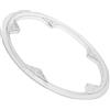 Totority Mountain Bike Chainring Protector in Plastica Robusta, Copricatena 48 Denti per Bici da Strada e Pieghevoli, Protezione all'abrasione per Escursioni in Bicicletta