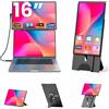 Bunosdias Kwumsy Monitor Portatile Per Laptop 16 Pollici, FHD 1920x1200P Doppio Monitor Po