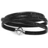 Amen Thierry Mugler Amen - Bracciale in pelle, collezione Classic, colore nero, misura 54, Padre Nostro Latino, taglia unica, pelle, senza gemma, Taille Unique, Pelle, Nessuna pietra preziosa