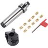Torvex Set frese per spianatura, MT4-FMB22, 400R-50-22, 10 inserti APMT1604