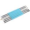 Generic Set di Strumenti di Assistenza Alla Saldatura 6 Pezzi Riparazione Professionale di Aiuti per Saldatura su Due Lati per Lavori di Precisione di Assemblaggio Elettronico 17 Cm