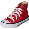Converse Chuck Taylor All Star Core Hi, Sneaker Unisex Ragazzi, Rosso, 33.5