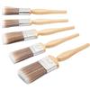 Fit for the Job Set di 5 pennelli per pittura diamante fai da te per una finitura liscia con vernici a emulsione, lucide e satinate. Contiene 2 pennelli da 1", 2 pennelli da 1,5", 1 pennello da 2".