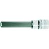 KS Tools 918.1658 CHROMEplus Bussola per Viti a Esagono Incassato, Lunga, 8 mm, 1/2"