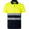 VELILLA Uomo Velilla 173; Polo Bicolore Manica Corta Av; Colore Blu Navy e Giallo Fluo; Taglia ropa laboral, Blu Navy Giallo Fluo, L EU