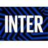 Inter Bandiera Dimensioni 70 x 50 cm con Nuova Grafica Geometrica con wormark Centrale