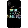 Sunbeam Lettering Co. Custodia per iPhone XS Max Tipografia vacanze estive pastello sfumature