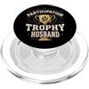 Nice Effort Designs Participation Trophy Husband Funny Sarcastic Vintage Badge PopSockets PopGrip per MagSafe