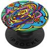 Shengekka Chromatic Spiral Studio Design geometrico dello spazio psichedelico di colore cosmico PopSockets PopGrip Adesivo
