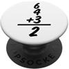 Baseball Play Math Tees 6432 Baseball Doppio Gioca Matematica Amante Sport Equazione PopSockets PopGrip Adesivo
