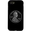 Lincoln One Cent Designs Custodia per iPhone SE (2020) / 7/8 Moneta Penny 1 Centesimo 2025