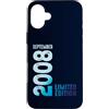 Birth Since September 2008 Retro Vintage Custodia per iPhone 16 Plus Settembre 2008 Anno 2008 Retro 2008 Vintage Edizione Limitata