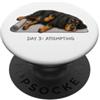Gordon Setter DIGOR shop Gordon Setter Yoga Dog Day 3 Tentativo PopSockets PopGrip Adesivo
