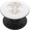 Alien Extraterrestrial Sci-Fi UFO Space Alien Peace Sign UFO Foresta Spazio Fantascienza Fan Alien Lover PopSockets PopGrip Adesivo