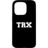TRX For Beginners / TRX Distressed Moder Custodia per iPhone 15 Pro TRX Design per principianti TRX/carattere moderno, invecchiato