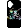 Sunbeam Lettering Co. Custodia per iPhone 16 Tipografia vacanze estive pastello sfumature