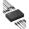 Belkin Connect Hub USB 3.0, 14 in 1 da 140W, Docking Station USBC Doppio Monitor 4K a 60 Hz, Tecnologia DisplayLink, Velocità di Trasferimento Dati di 10Gbps, Porta Ethernet da 1Gb, USB Hub per Laptop