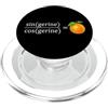 Bethcentral Math Gifts sin(gerine)/cos(gerine) = tan(gerina) - Divertente mandarino matematico PopSockets PopGrip per MagSafe