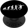 Magliette E Regali Giocatori E Tifosi Di Badminton Evoluzione Giocatore Volante Racchetta PopSockets PopGrip Adesivo