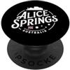 City Travel Australia Alice Springs Adve Iconica avventura di viaggio in città di Alice Springs in Australia PopSockets PopGrip Adesivo