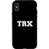 TRX For Beginners / TRX Distressed Moder Custodia per iPhone X/XS TRX Design per principianti TRX/carattere moderno, invecchiato